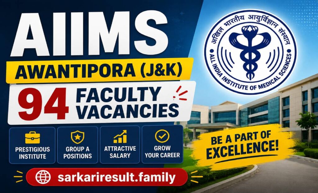 AIIMS Awantipora Assistant Professor in-hand salary 2026