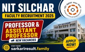 NIT Silchar faculty recruitment 2026 in-hand salary