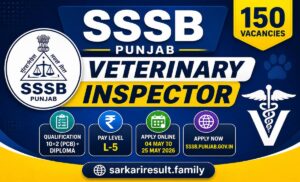 Punjab Veterinary Inspector in hand salary 2026
