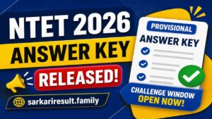 how to challenge NTA NTET provisional answer key 2026