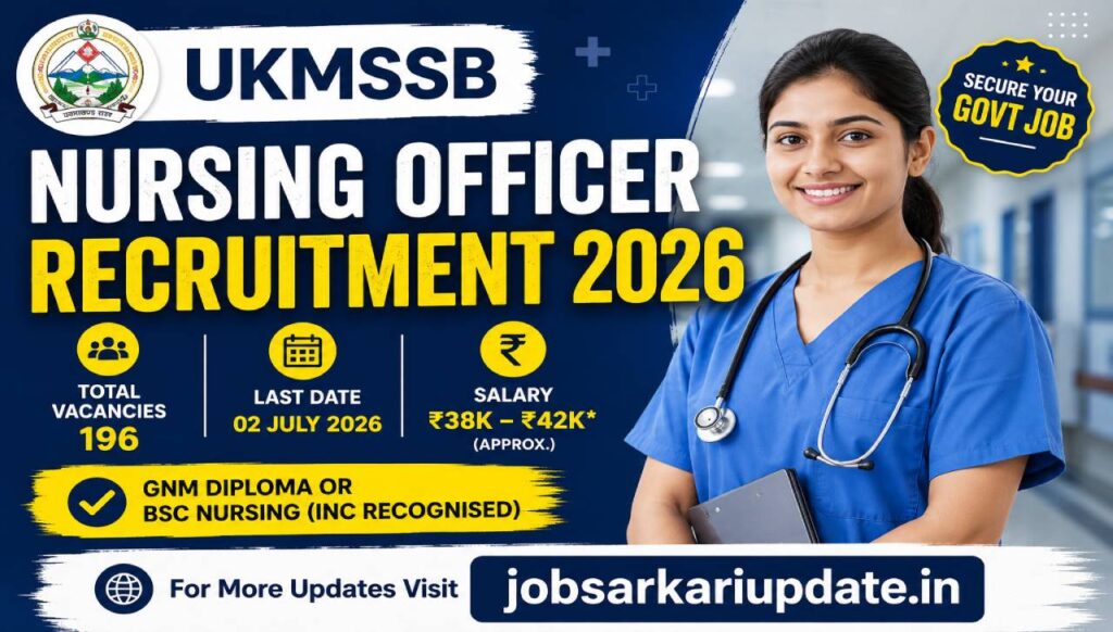 what is in-hand salary for UKMSSB nursing officer 2026